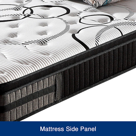 Gel Memory Foam Pocket Coil Mattress — Medium Firm, Precision Spring System — Allure Home Collections