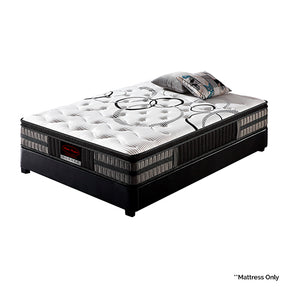 Medium gel memory foam pocket spring mattress, 34cm Queen