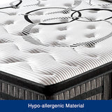 Medium gel memory foam pocket spring mattress, 34cm Queen