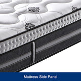 Medium plush 5 zone gel memory foam pocket spring mattress, Queen