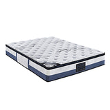 Medium Firm Latex Pillow Top Pocket Spring Mattress, 28cm King Single