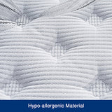 Medium Firm Latex Pillow Top Pocket Spring Mattress, 28cm King Single