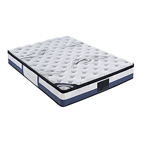 Medium Latex Pillow Top Pocket Spring Mattress, 28cm Single