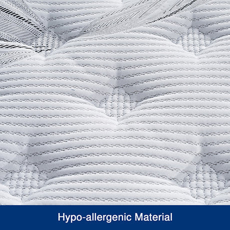 Medium Latex Pillow Top Pocket Spring Mattress, 28cm Single