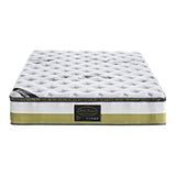 Medium memory foam pillow top pocket spring mattress, 28cm queen
