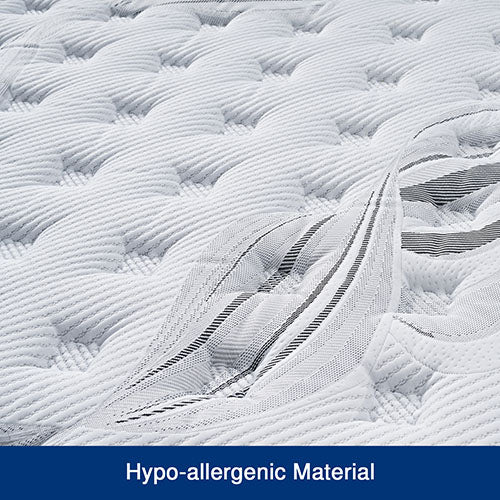 Medium memory foam pillow top pocket spring mattress, 28cm queen