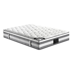 Medium euro top pocket spring mattress, 34cm king