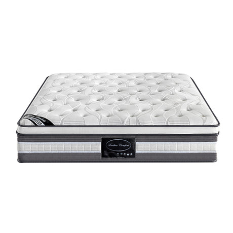 Medium euro top pocket spring mattress, 34cm king