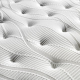 Medium euro top pocket spring mattress, 34cm king