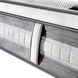 Medium euro top pocket spring mattress, 34cm king
