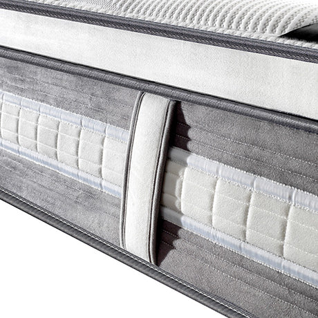 Medium euro top pocket spring mattress, 34cm king
