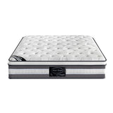 Medium firm euro top pocket spring mattress, 34cm queen
