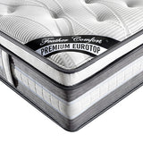 Medium Firm Euro Top Pocket Spring Mattress, 34cm Single