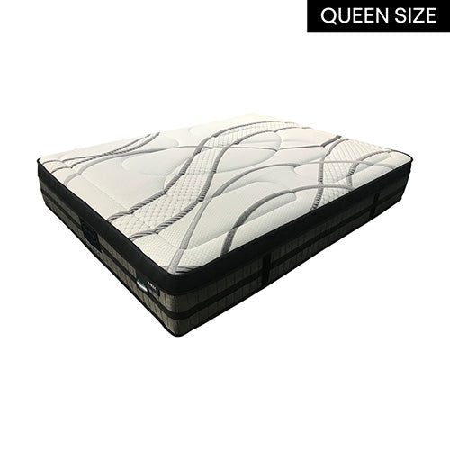 Firm pocket spring mattress with foam comfort layers, 32cm Queen
