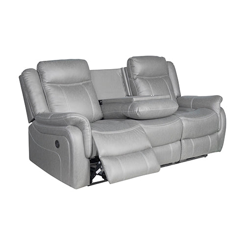 Torrox 3 Seater Recliner Sofa, Grey