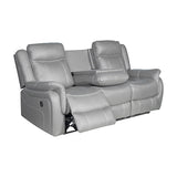 Torrox 3 Seater Recliner Sofa, Grey