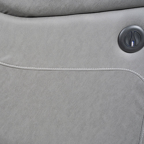Torrox 3 Seater Recliner Sofa, Grey