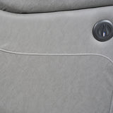 Torrox 3 Seater Recliner Sofa, Grey