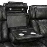 Harrison 2 Seater Recliner, Grey, view 3