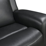 Mijas 2 Seater Recliner Sofa, Black