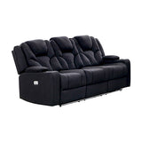 Rhino Fabric Electric Recliner Armchair