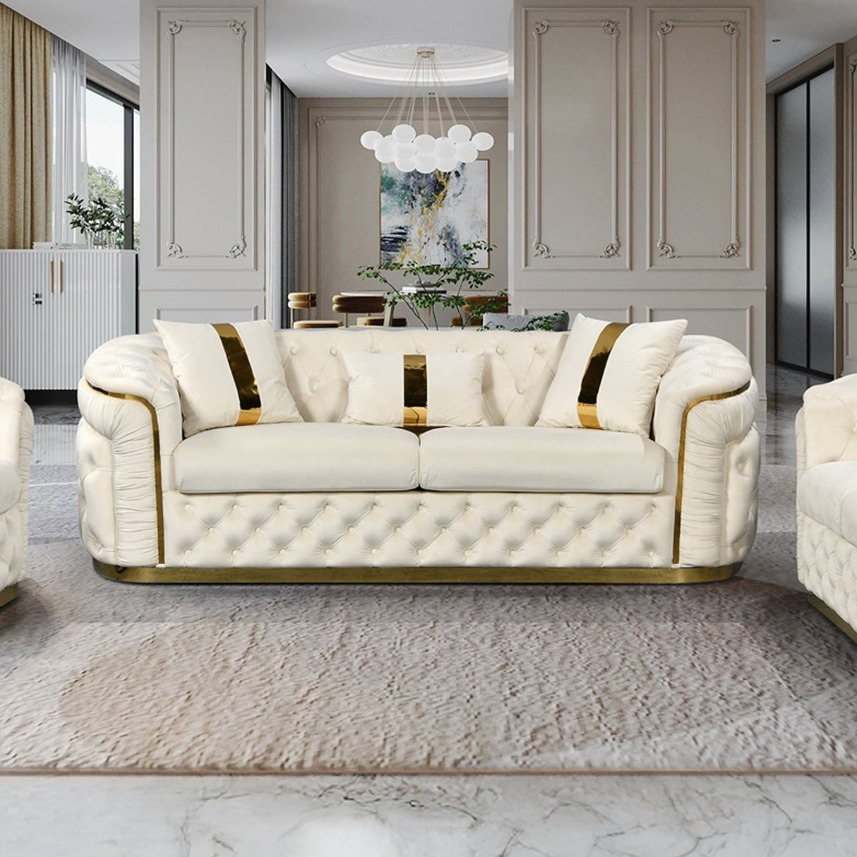 Demeanor Duke 3-1-1 Seater Sofa Set