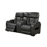 Harrison Recliner Set, 3, 2 and 1 Seater, Grey, view 4