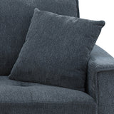 Lorenzo Two Seater Sofa, Grey, view 4