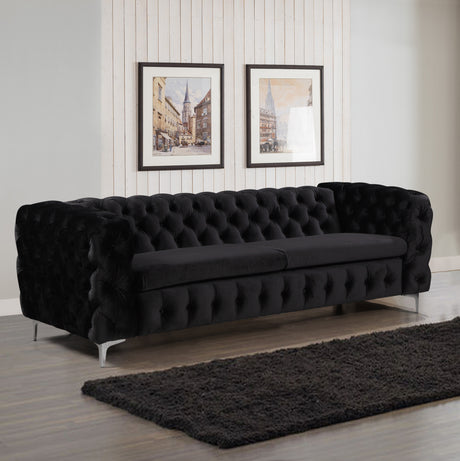 Salobrena 3 Seater Sofa, Black