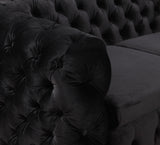 Salobrena 3 Seater Sofa, Black