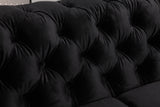 Salobrena 3 Seater Sofa, Black