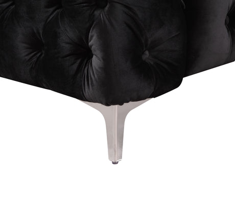 Salobrena 3 Seater Sofa, Black