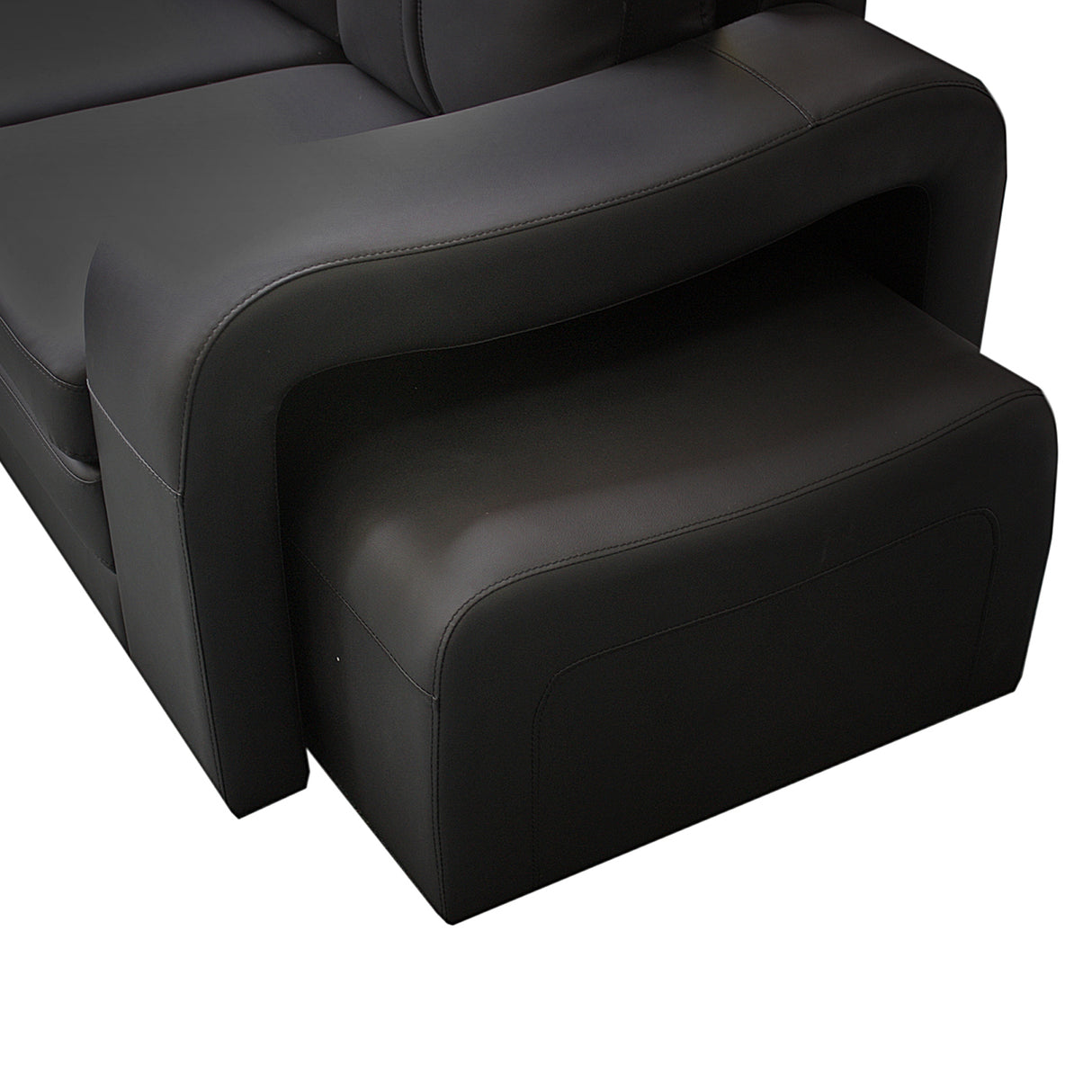 Luxurious 6-Seater Faux Leather Corner Sofa
