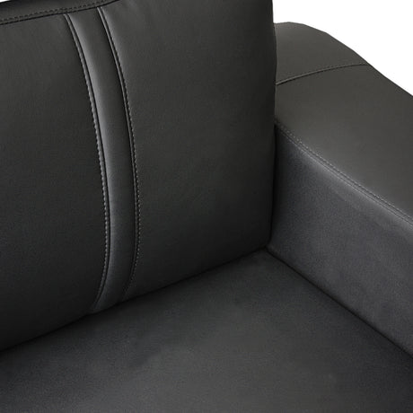 Luxurious 6-Seater Faux Leather Corner Sofa