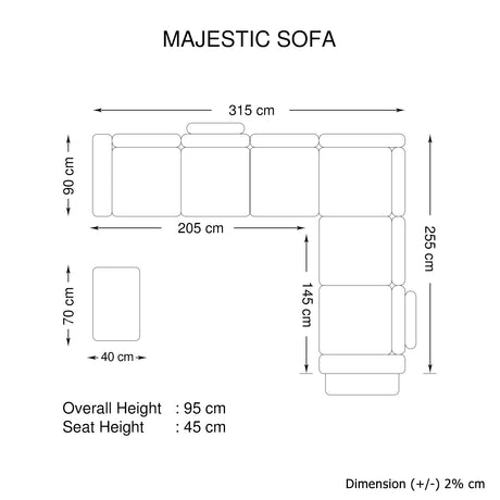 Luxurious 6-Seater Faux Leather Corner Sofa
