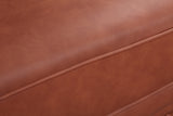Madeline Two Seater Sofa, Brown, view 4