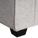 Milano Corner Sofa Chaise — Grey/Charcoal, Polyester Fabric, Individual Pocket Springs — Allure Home Collections