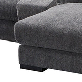 Grey Corner Sofa Chaise Electric Recliner