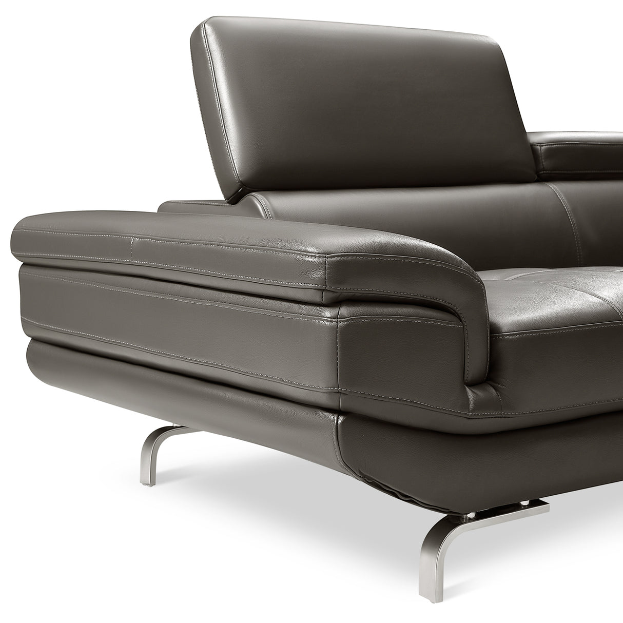 Altea 5 Seater Chaise Sofa, Grey