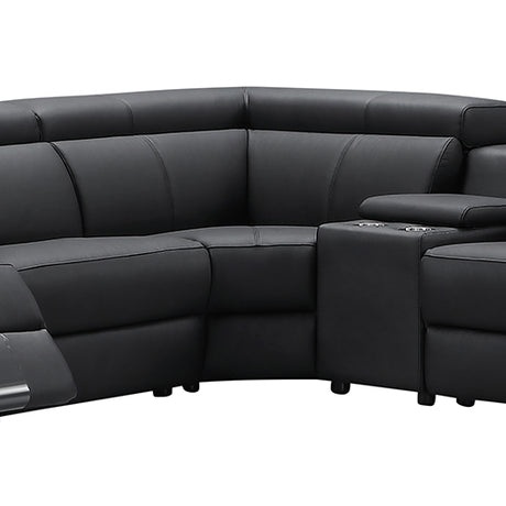 Washington 6-Seater Luxury Leather Corner Sofa
