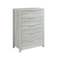 Fitzroy Falls 5 Drawer Tallboy, White Ash