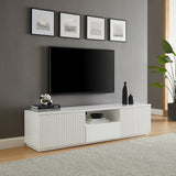 Nunamara 180cm TV Cabinet, White Gloss