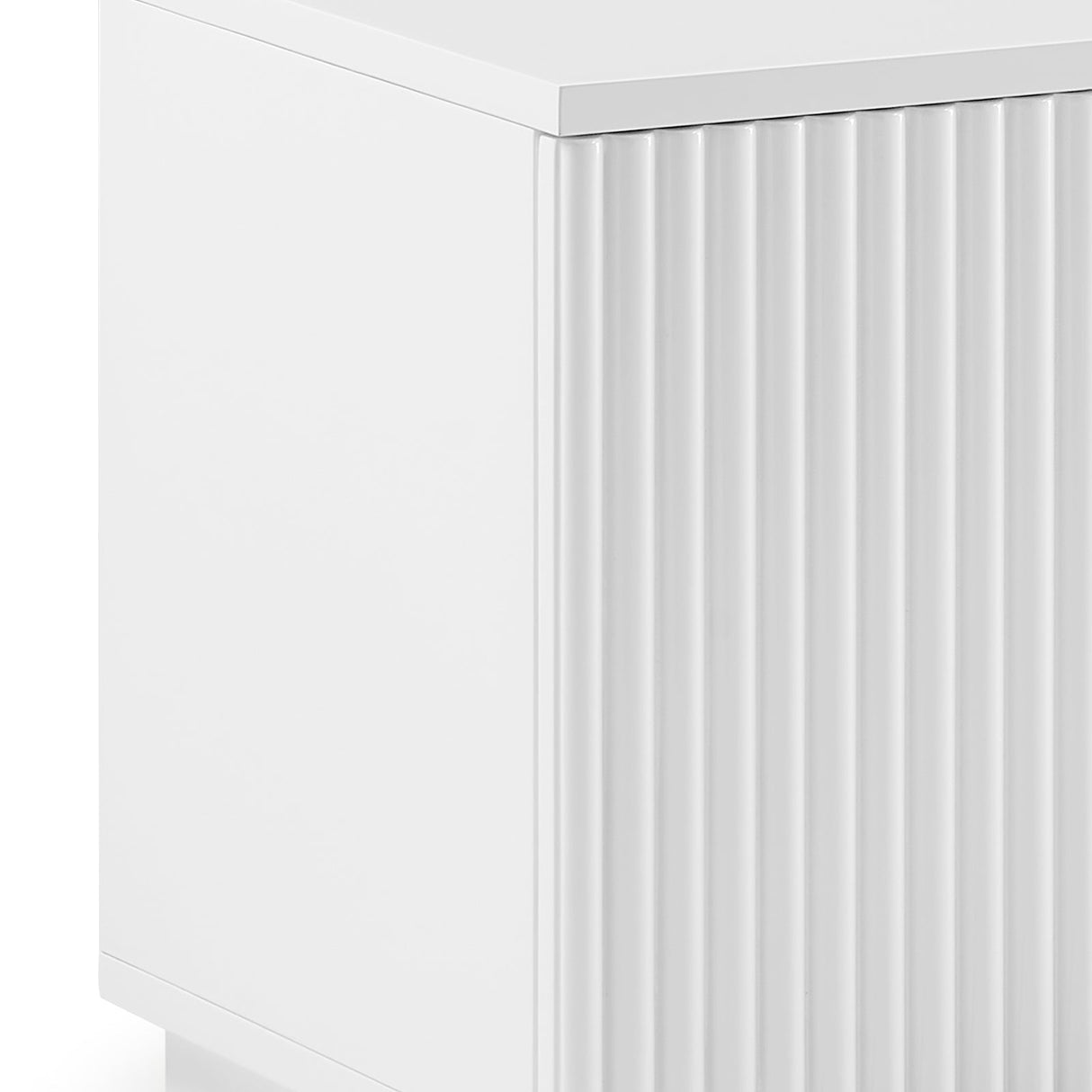 Nunamara 180cm TV Cabinet, White Gloss