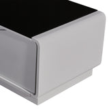Elegant Black & White High Gloss TV Cabinet