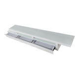 Pipers River 420cm Extendable Entertainment Unit, White Gloss