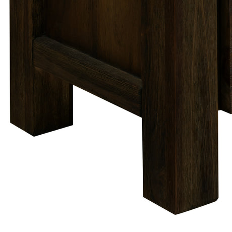 Nowra Solid Acacia TV Cabinet with Storage