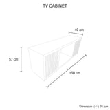 Ross Vintage TV Cabinet, Brown