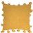 Decorative Tassel-Trimmed Cushion — Blue, Beige and Mustard — Allure Home Collections
