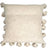 Decorative Tassel-Trimmed Cushion — Blue, Beige and Mustard — Allure Home Collections