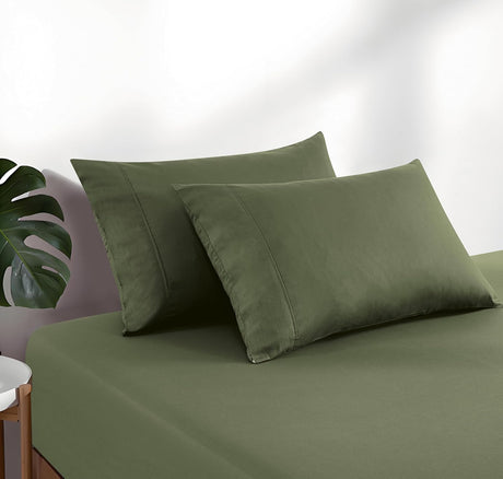 Vintage Washed Cotton Fitted Sheet Combo Set – 100% Cotton, Ultra Soft & Breathable